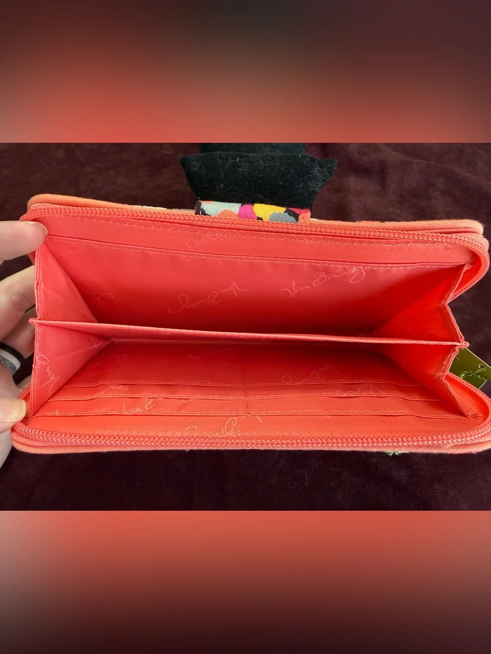 Vera Bradley Quilted Turnlock Wallet in Pixie Confetti